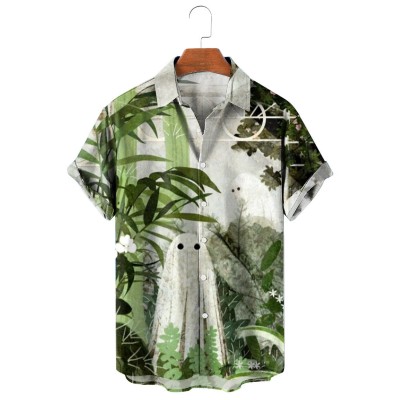 Ghost Print Shirt in Men's Fun Greenhouse 21203561X