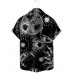 Men's Lapel Casual Print Short Sleeve Shirt 63845080M