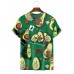 Trendy new fun avocado print T-shirt